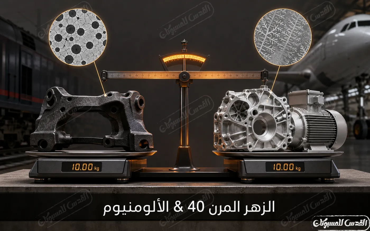 الزهر المرن 40 ضد ألومنيوم - القوة والمتانة ضد الوزن الخفيف ومقاومة التآكل! (مع مقارنة كيميائية)