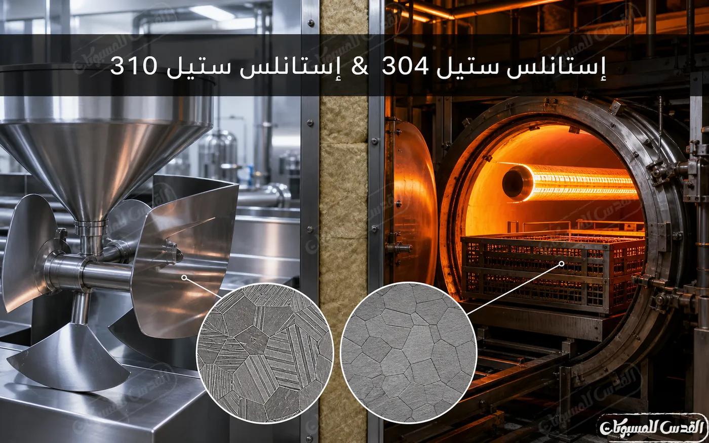 إستانلس ستيل 304 ضد إستانلس ستيل 310 - مقاومة الصدأ ضد تحمل الحرارة! (مع مقارنة كيميائية)