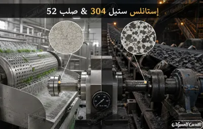 إستانلس ستيل 304 ضد صلب 52 - مقاومة الصدأ ضد قوة عالية! (مع مقارنة كيميائية)