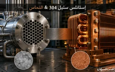 إستانلس ستيل 304 ضد نحاس - مقاومة الصدأ ضد التوصيلية! (مع مقارنة كيميائية)