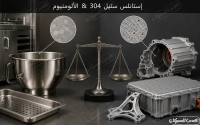 إستانلس ستيل 304 ضد ألومنيوم - مقاومة الصدأ ضد الوزن الخفيف! (مع مقارنة كيميائية)