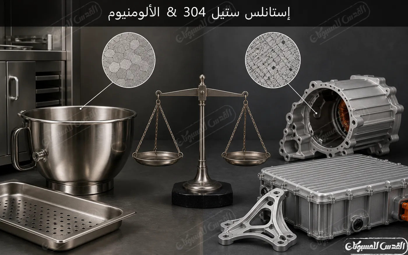 إستانلس ستيل 304 ضد ألومنيوم - مقاومة الصدأ ضد الوزن الخفيف! (مع مقارنة كيميائية)