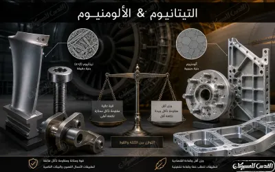 التيتانيوم ضد الألومنيوم - مقارنة المعادن الخفيفة! (مع مقارنة كيميائية)