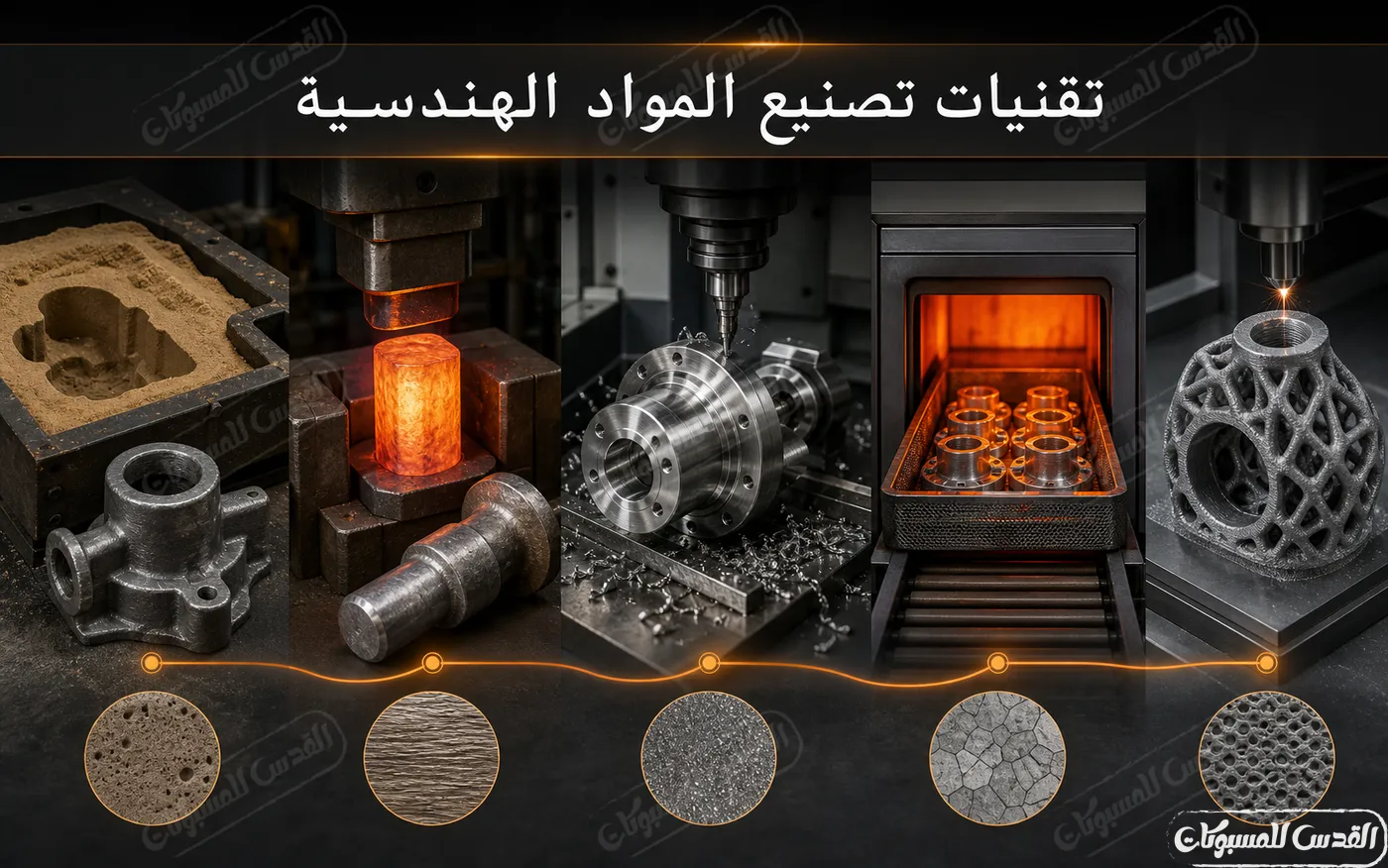 تقنيات تصنيع المواد الهندسية - نظرة عامة!