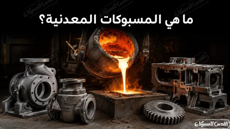 ما هي المسبوكات المعدنية؟ وأنواعها واستخداماتها — دليل شامل
