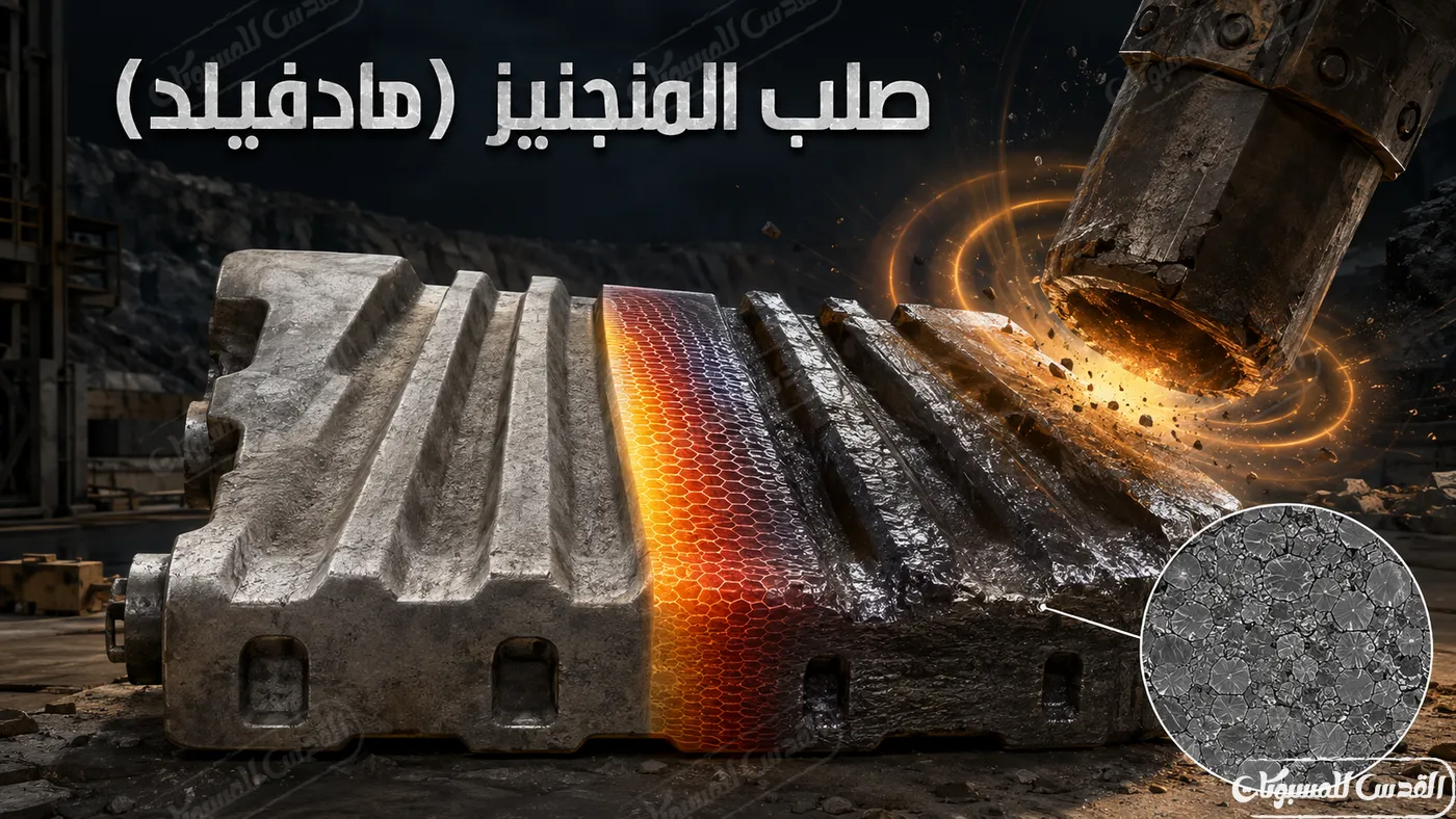 ما هو صلب المنجنيز (هادفيلد)؟ الخامة التي تزداد صلادة كلما ضُربت