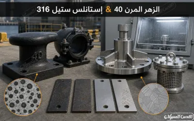 الزهر المرن 40 ضد إستانلس ستيل 316 - قوة ضد تآكل الأحماض والكلوريدات! (مع مقارنة كيميائية)